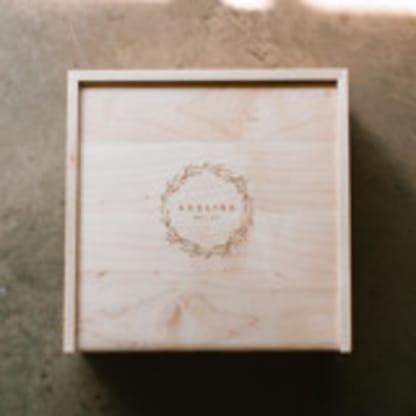 Personalized Keepsake Box | Wedding Gift for Couples | Maple Large