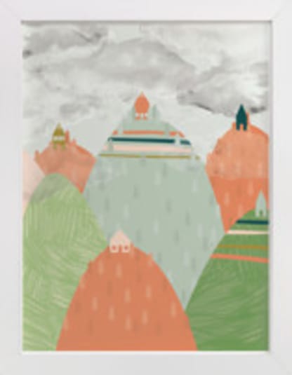 Town on the hills