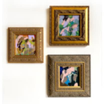 Abstract Blossoms Set of 3