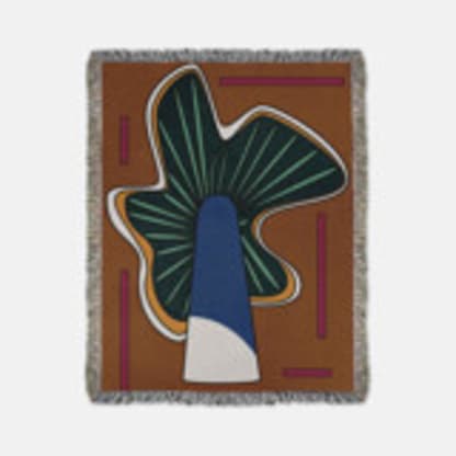 Wild Mushroom Throw Blanket
