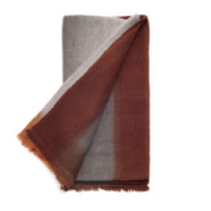 Simply Taupe Brown Gray Handloom Merino Throw