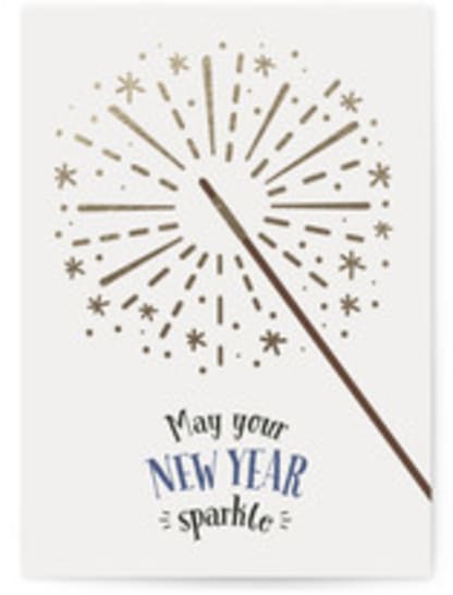 New Year's sparkler