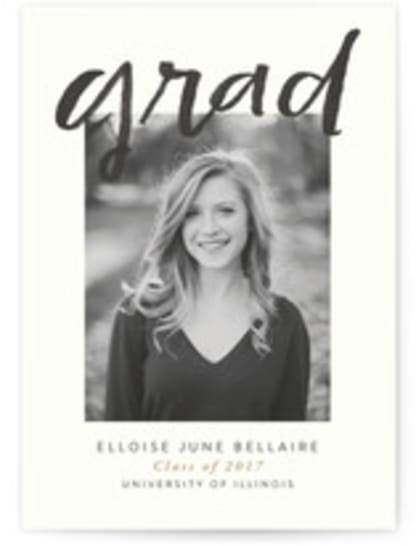 Hand Lettered Grad