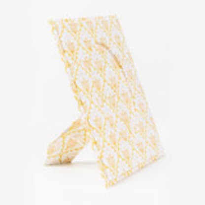 Blockprint Tulip Picture Frame in Desert Sand, 4x6