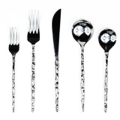 Sand Drip Flatware Set- Stainless Steel