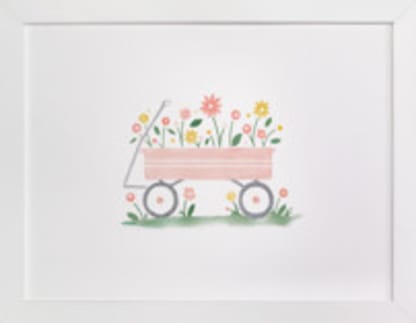 Flowers in a Wagon