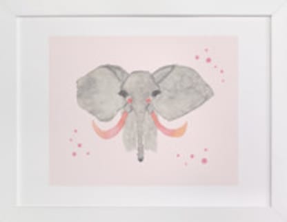 Pink Tusk Elephant