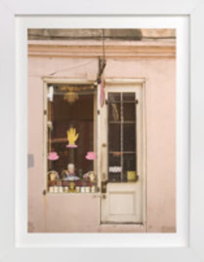 New Orleans French Quarter Pink Wall