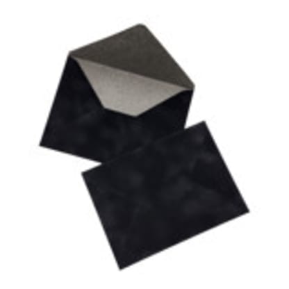 A7 Black Velvet Envelopes (Set of 10)
