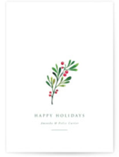 Simple Holiday Holly