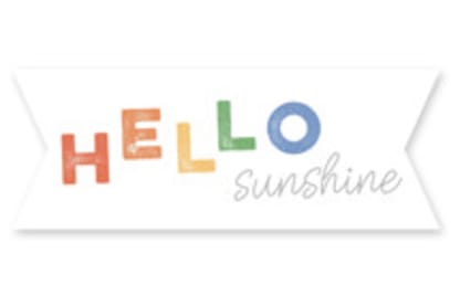Rainbow Sunshine Type