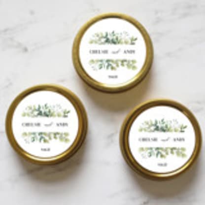 4 oz Greenery Frame Candle | Set of 10