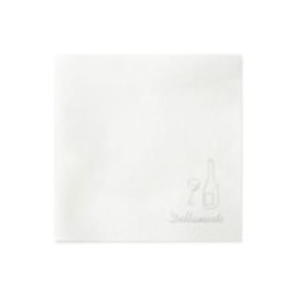 Embossed Wine Bottle Linen Like Luncheon Napkins, set of 50