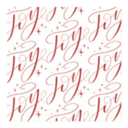 Hand-lettered Joy Pattern