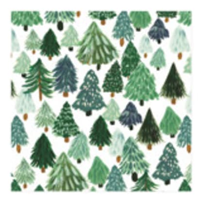 Painted Winter Forest