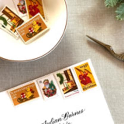 Christmas Gold Vintage Postage, 10 Sets