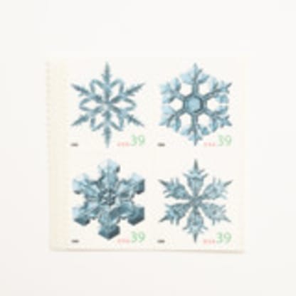 39 Cent Holiday Snowflake Postage Stamps // Set of 12 // UNUSED