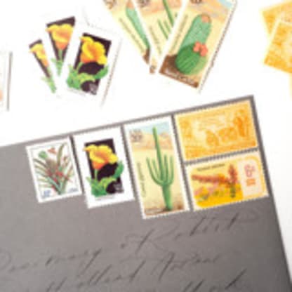 California Desert Postage Set // Set of 5 // $.90 per set