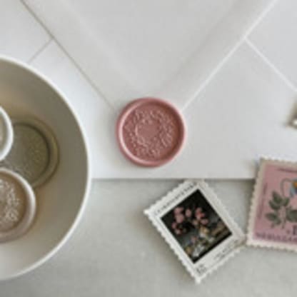 Self Adhesive Floral Wreath Wax Seals (Set of 25)