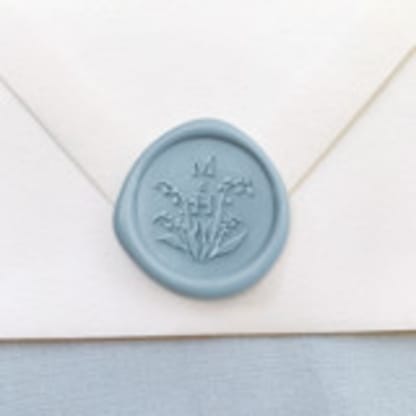 Lily Wax Seal (50 Pack) Personalized