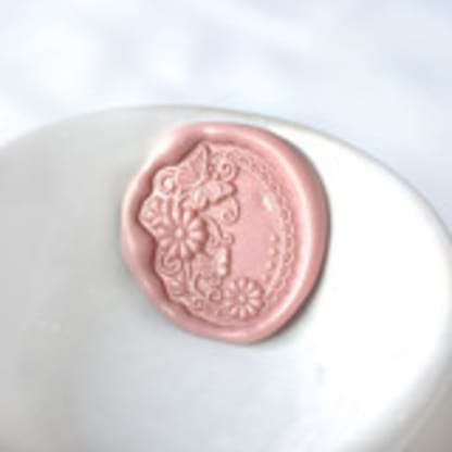 Daisy Frame Wax Seal, Pack of 10, Customizable Color