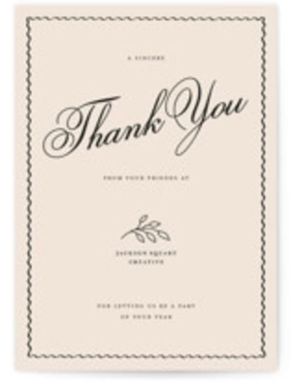 Sincerely Thank You