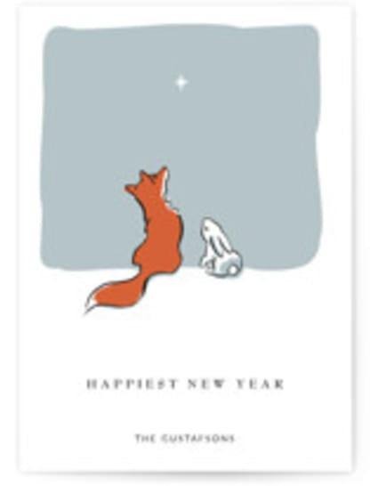 Peace on Earth fox and rabbit