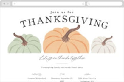 Thanksgiving Pumpkins