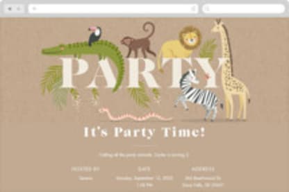 safari party animals
