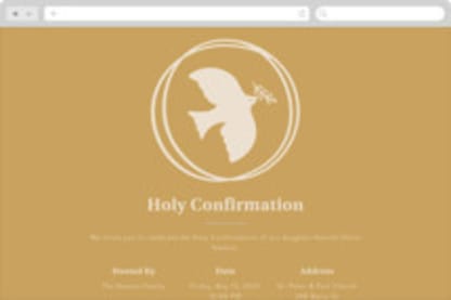 Holy Confirmation Dove