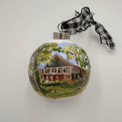 Custom//Personalized Home Hand Painted Ornament