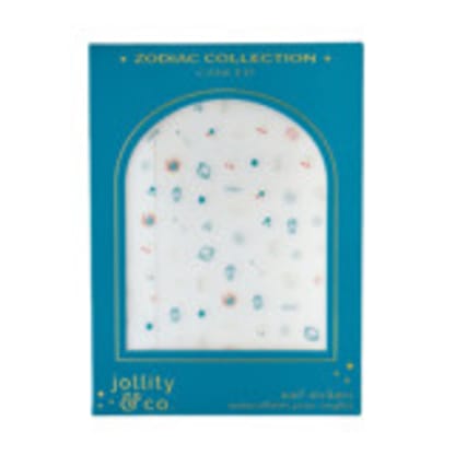 Zodiac Cancer Nail Stickers - Set of 1 Sheet, 100 Nail Stickers