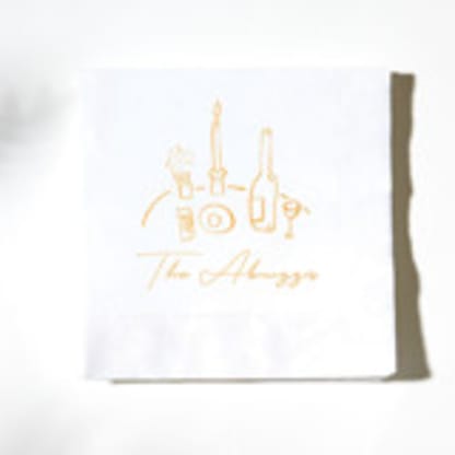 Food, Family, Friends Napkins