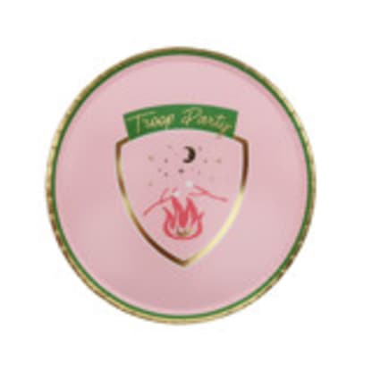 Camp Bachelorette Troop Party Dessert Plates - Set of 8