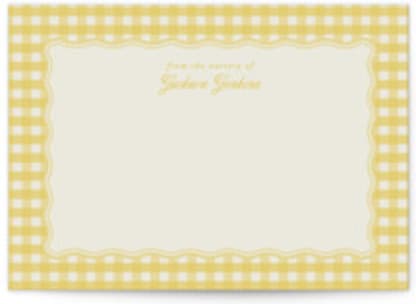Scalloped Gingham
