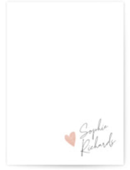 Signed Heart