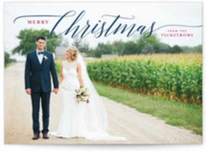 Married Christmas Couple