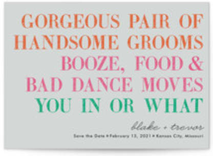 You In Or What (Two Grooms)