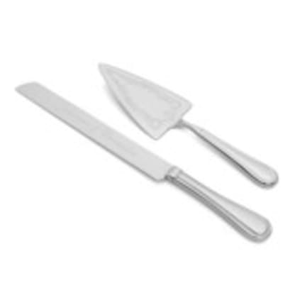 Engraved Custom Message Personalized Cake Serving Set