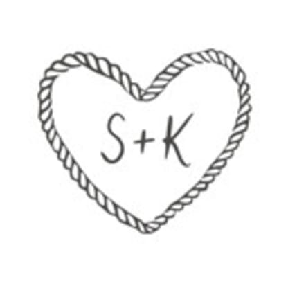 Custom Monogram Rope Heart