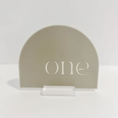 Acrylic Arch Table Number