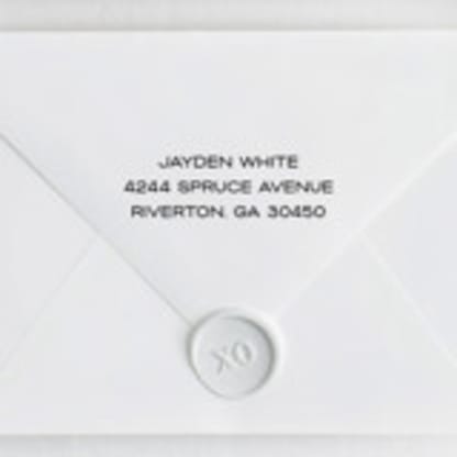 Simple 3 Line Self-Inking Return Address Stamp - Minimalistic Design