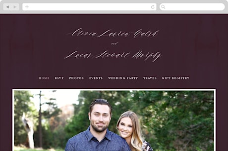 Wedding Website