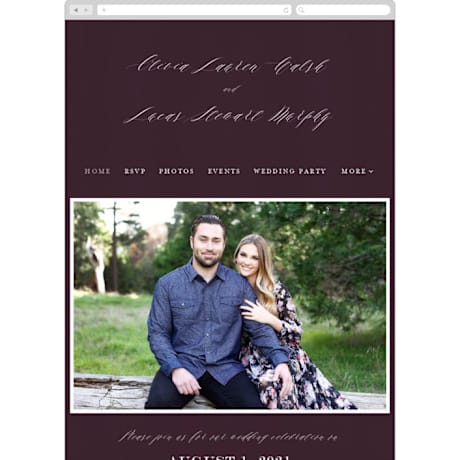 Wedding Website