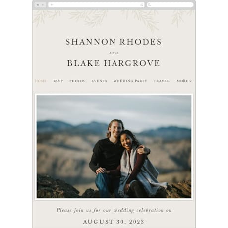 Wedding Website