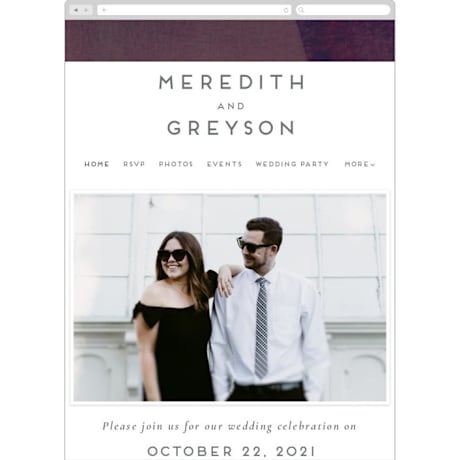 Wedding Website