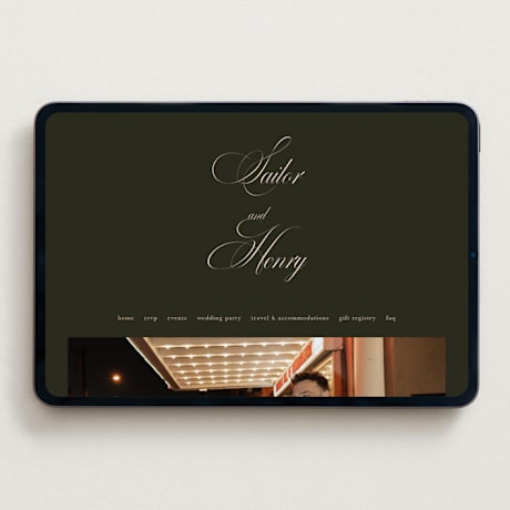 Wedding Website