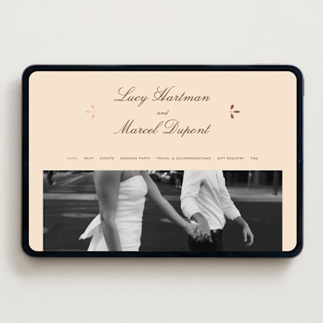 Wedding Website