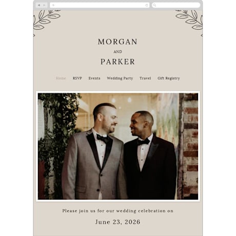 Wedding Website