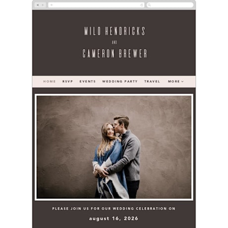 Wedding Website